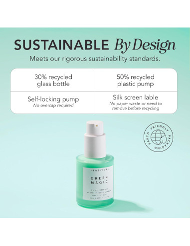 Suero Reductor de Enrojecimiento HERBIVORE 30mL Vegano