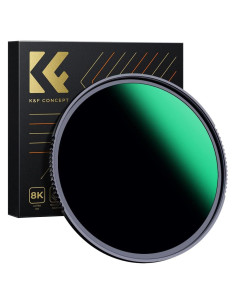 Filtro ND1000 K&F Concept 82mm Densidad Neutra 10 Paradas