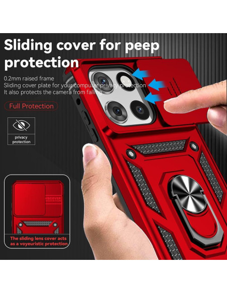 Funda Androgate para Moto G Stylus 5G 2025 con Protector HD