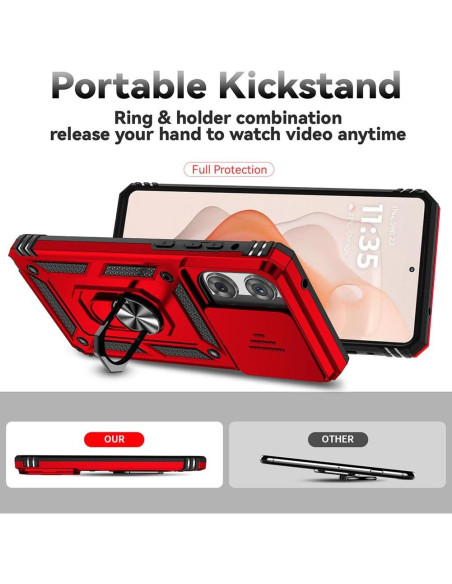 Funda Androgate para Moto G Stylus 5G 2025 con Protector HD