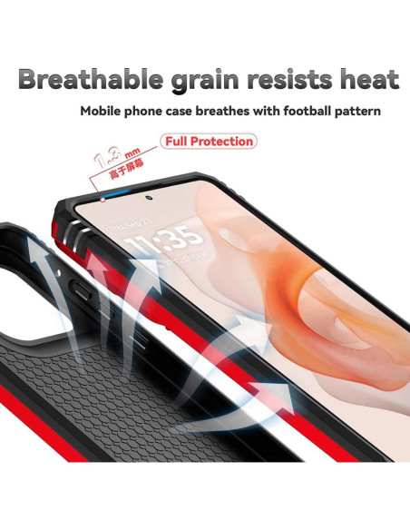 Funda Androgate para Moto G Stylus 5G 2025 con Protector HD