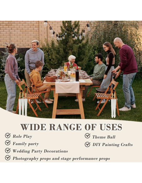 8 Pcs Paraguas de Papel Blanco Zansens 84 cm Decoración Boda