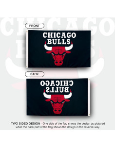 Bandera Chicago Bulls Desert Cactus 91x152 cm Poliester 2