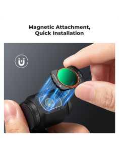 Filtro Gran Angular K&F Concept para DJI Osmo Pocket 3 - Kit de 3 Filtros ND2-32 y CPL 2