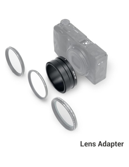 Adaptador de Filtro JJC AR-GR3 para Cámara Ricoh GR III 49mm