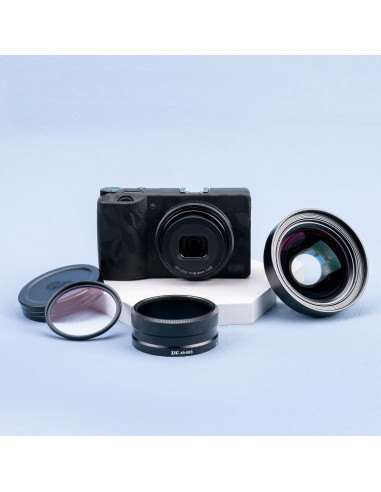 Adaptador de Filtro JJC AR-GR3 para Cámara Ricoh GR III 49mm