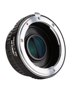 Adaptador de Montura K&F Concept Nikon a Pentax K con Cristal