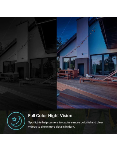 Cámara de Seguridad Kasa Smart 2K QHD Exterior IP65 KC420WS