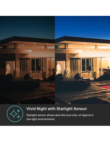 Cámara de Seguridad Kasa Smart 2K QHD Exterior IP65 KC420WS