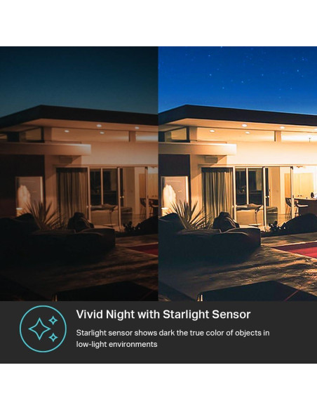 Cámara de Seguridad Kasa Smart 2K QHD Exterior IP65 KC420WS