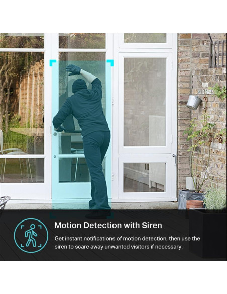 Cámara de Seguridad Kasa Smart 2K QHD Exterior IP65 KC420WS