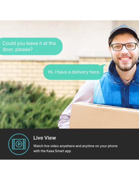 Cámara de Seguridad Kasa Smart 2K QHD Exterior IP65 KC420WS