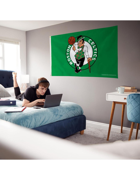 Bandera Boston Celtics Rico Industries 91x152 cm con Ojales