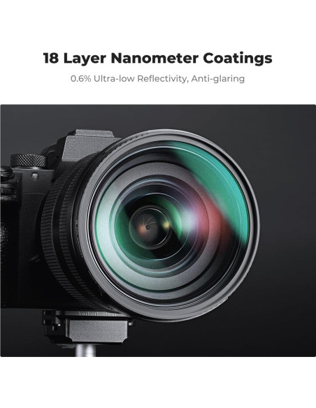 Filtros de Difusión K&F Concept 49mm Kit Efecto Cinemático Filtros de Difusión K&F Concept 49mm Kit Efecto Cinemático