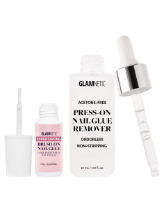 Pegamento y Removedor de Uñas Press-On Glamnetic - Sin Acetona