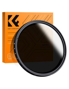 Filtro ND variable K&F Concept 67mm ND2-ND400 con paño