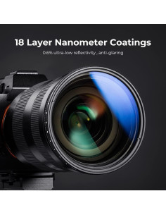 Filtro ND Variable K&F Concept 55mm Ajustable 1-9 Paradas 2