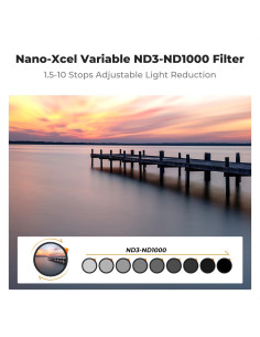 Filtro ND Variable K&F Concept 67 mm Densidad Neutra HD 2