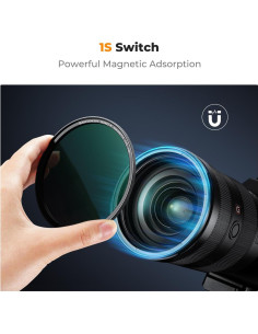 Filtro de Lente Magnético K&F Concept 95mm 4-en-1 con CPL y ND1000 2