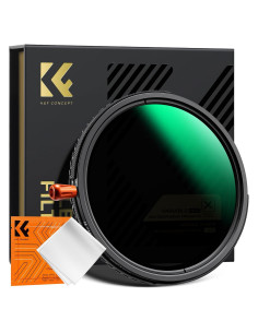 Filtro Circular K&F Concept 77mm Difusión Negra 1/4 y ND 2-32