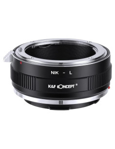 Adaptador de Montura K&F Concept Nikon F a L Enfoque Manual