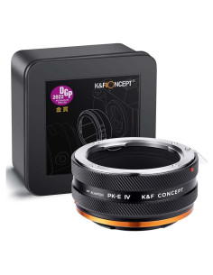 Adaptador de Montura K&F Concept IV PRO Pentax K a Sony E