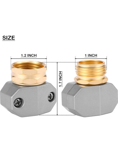 Acoplamiento de Manguera Sanpaint Hembra y Macho 5/8 y 3/4 cm