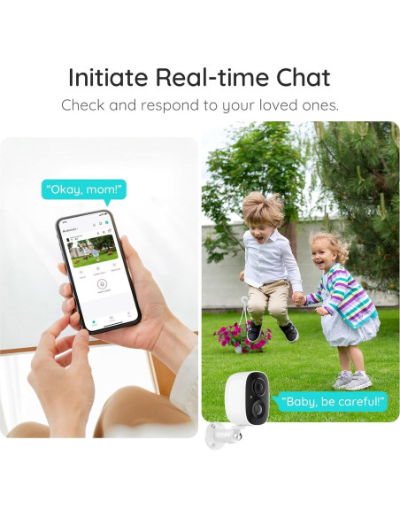 Cámara de Seguridad Inalámbrica CURISEE 2K IP65 Exterior Cámara de Seguridad Inalámbrica CURISEE 2K IP65 Exterior