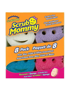 Esponja de Limpieza Scrub Daddy Scrub Mommy - 8 Unidades
