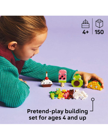 LEGO Clásico Amigos de Comida 11039 - Juguete Creativo 150 Piezas