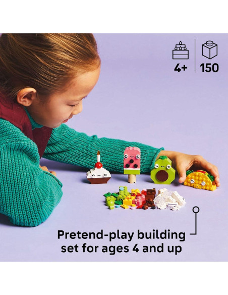 LEGO Clásico Amigos de Comida 11039 - Juguete Creativo 150 Piezas