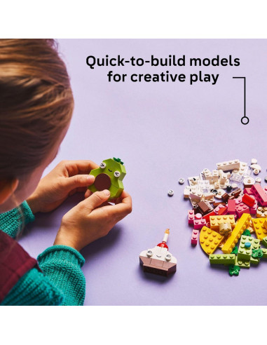 LEGO Clásico Amigos de Comida 11039 - Juguete Creativo 150 Piezas