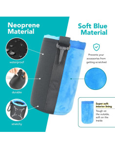 Bolsa de Neopreno Foto&Tech para Lentes 4 Piezas 5mm 2