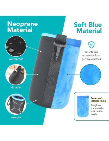 Bolsa de Neopreno Foto&Tech para Lentes 4 Piezas 5mm