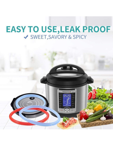 Anillo de Sellado de Silicona ZoneFly para Olla a Presión 3 Qt