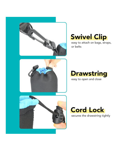 Bolsa de Neopreno Foto&Tech para Lentes 4 Piezas 5mm