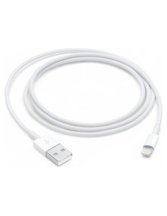 Cable Lightning a USB Apple 1m Carga Rápida y Sincronización