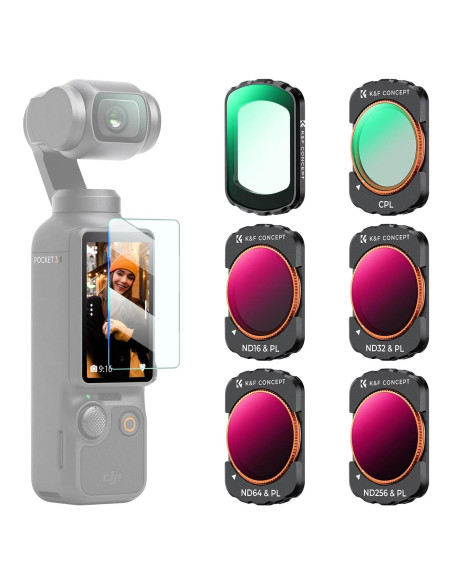 Kit de Filtros Magnéticos K&F Concept para DJI Osmo Pocket 3