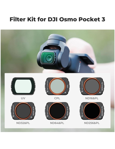 Kit de Filtros Magnéticos K&F Concept para DJI Osmo Pocket 3
