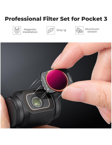 Kit de Filtros Magnéticos K&F Concept para DJI Osmo Pocket 3