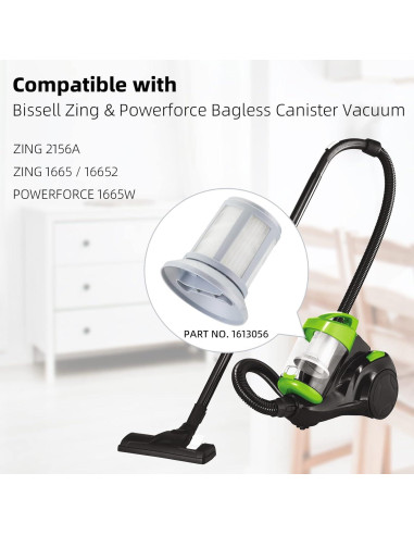 Paquete de 3 Filtros BTRSOLUS para Aspiradora Bissell 2156A