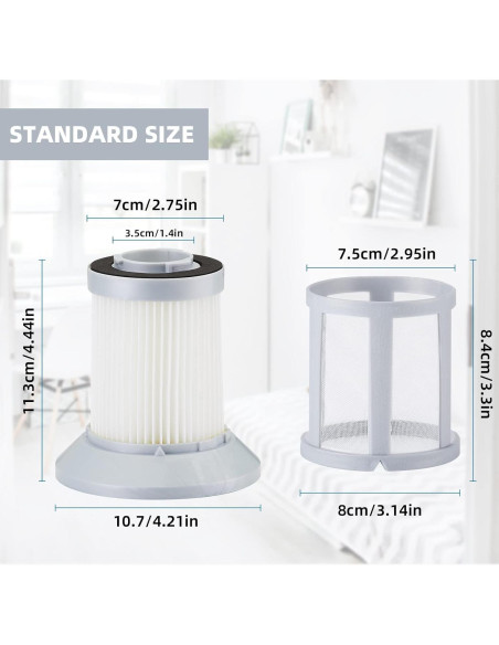 Paquete de 3 Filtros BTRSOLUS para Aspiradora Bissell 2156A