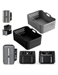 Forros de Silicona Reutilizables LYHOLKEER para Freidora 10QT