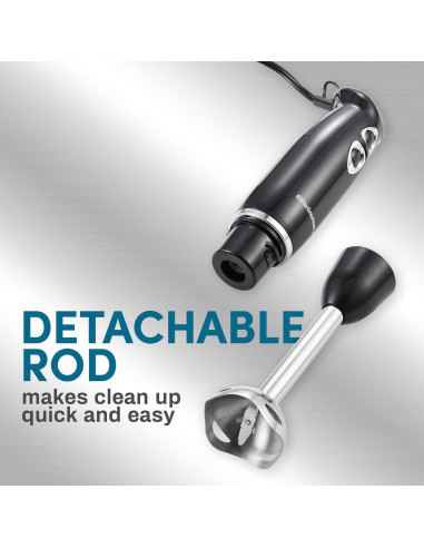 Mezclador de Mano Elite Gourmet EHB1015 500W 2 Velocidades