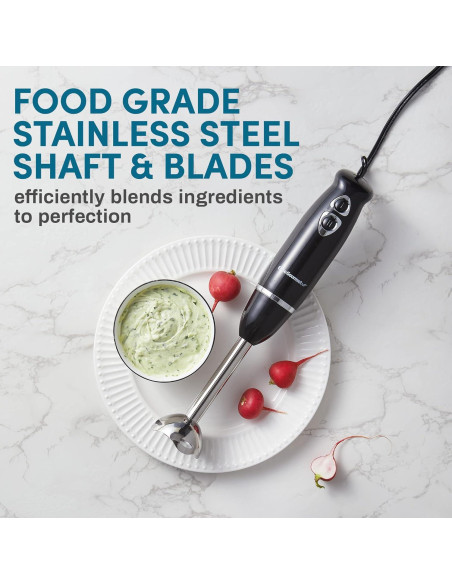 Mezclador de Mano Elite Gourmet EHB1015 500W 2 Velocidades