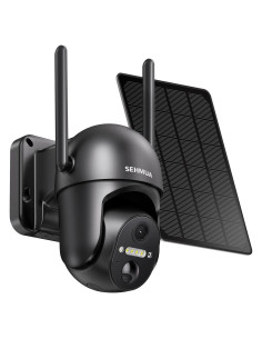 Cámara de Seguridad Solar SEHMUA 2K Inalámbrica Exterior
