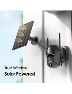 Cámara de Seguridad Solar SEHMUA 2K Inalámbrica Exterior 2