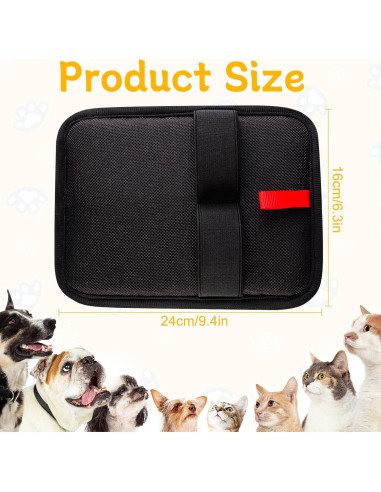 Guantes de Eliminación de Pelo de Mascota Ensthee 2 Pcs Reutilizables