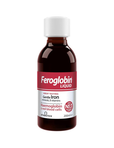 Feroglobin Líquido de Hierro 250ml - Suplemento Vitalidad