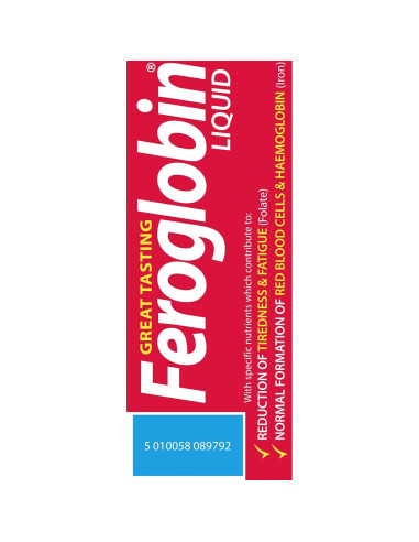 Feroglobin Líquido de Hierro 250ml - Suplemento Vitalidad